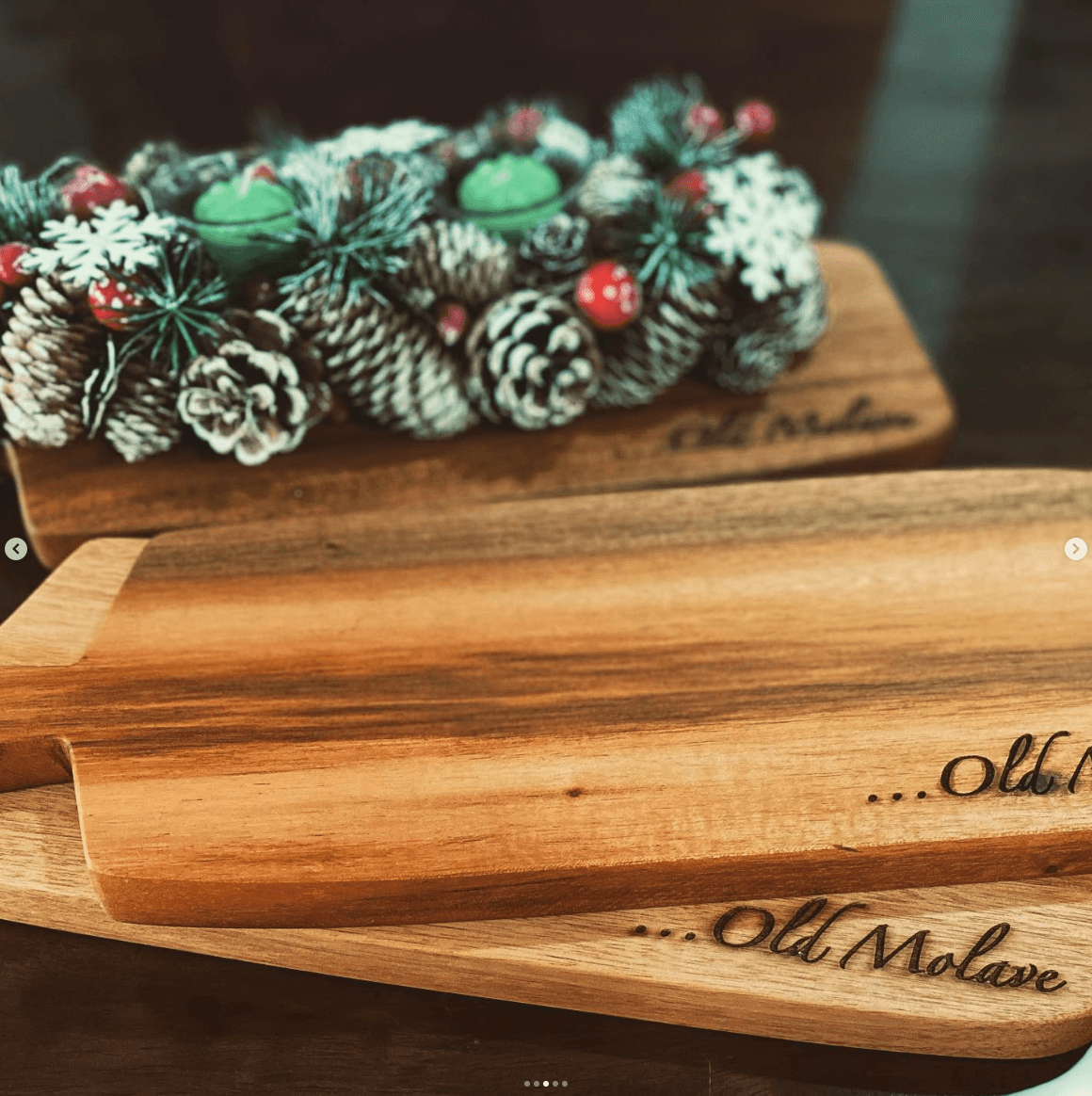 Engraved Board, Holiday Styling